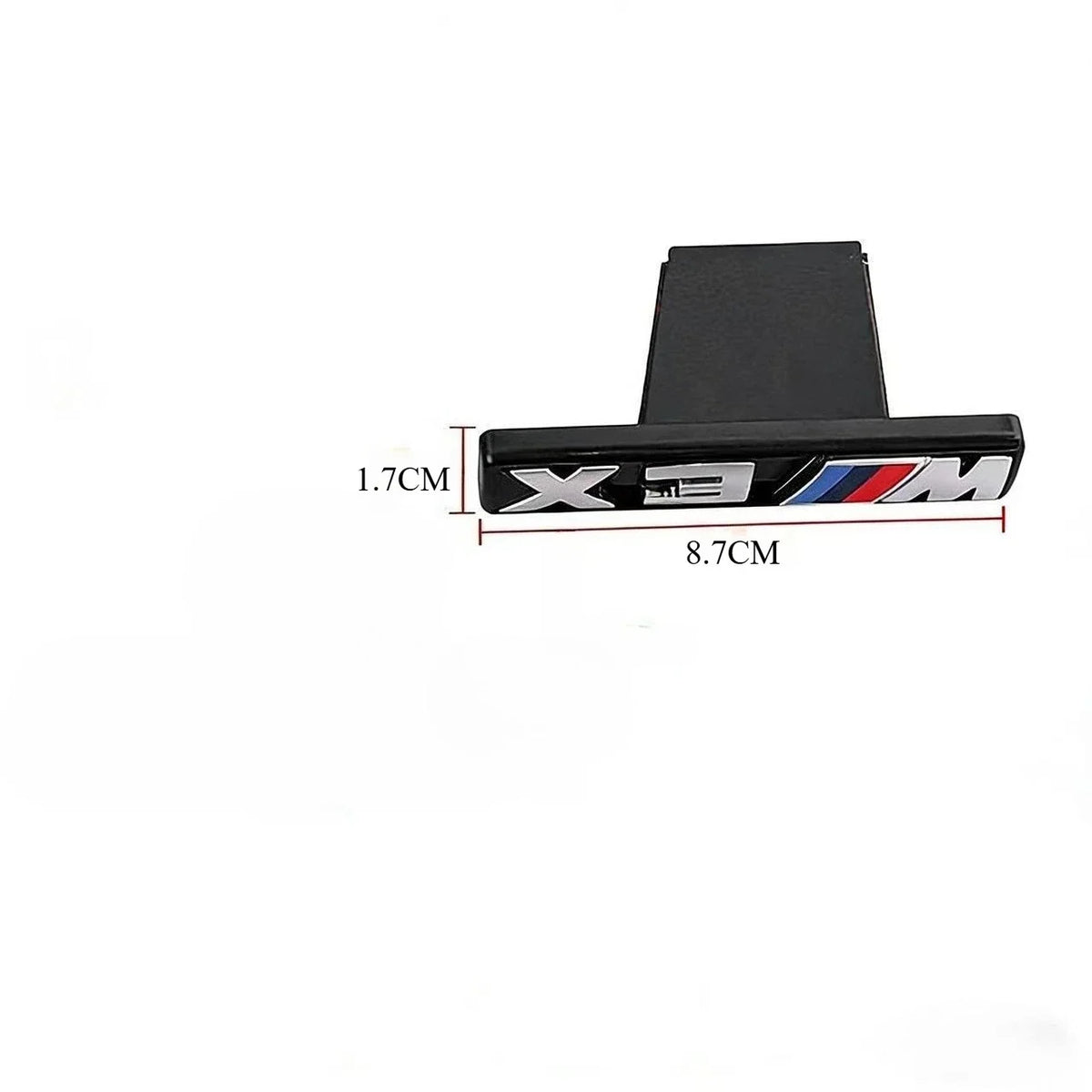 It is suitable for sports labeling of X-series ABS badge M in BMW X-series modified car logo X2M X3M X4M X5M X6M.