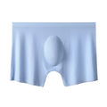 Men's Summer Ice Silk Boxers Briefs Underwear Lingerie Underpants Shorts Ultra-thin Breathable Sexy Seamless Panties