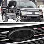 22.3X9cm Car Front Grille Emblem Stickers Rear Trunk Decal Replacement Accessories For Ford F150 F250 Edge Escape Transit Fusion