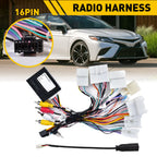 16PIN Radio Wire Harness For Toyota Corolla Highlander Camry Tundra Car Stereo Radio Power Harness Cable Wire Adapter JBL AMP