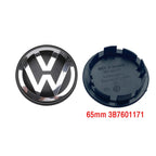 Abs - 4pcs 55mm 56mm 65mm 70mm Car Styling Wheel Center Cap Hub Covers Badge Accessories For VW Volkswagen 3B7601171 1J0601171