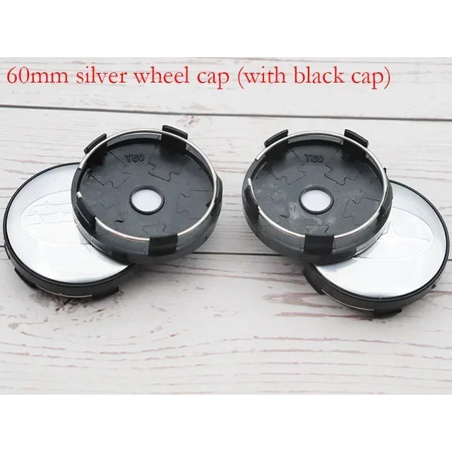 4PCS 60mm Car Wheel Center Covers Tire Hub Caps Emblem for Subaru XV WRC WRX BRZ FORESTER TRIBECA IMPREZA LEGACY OUTBACK STI