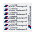 Car Decoration Strip Trunk Sticker Decals Decal For Bmw M Power Performance E93 F10 F20 F30 F40 F25 F26 F31 M3 M5 X1 X3 X5 X6 X7