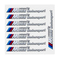 Car Decoration Strip Trunk Sticker Decals Decal For Bmw M Power Performance E93 F10 F20 F30 F40 F25 F26 F31 M3 M5 X1 X3 X5 X6 X7