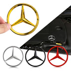 1PCS 70mm Metal Car Engine Emblem Hood Decoration Stickers Accessories for Mercedes Benz AMG W204 W205 W211 CLS CLA Smart Fortwo