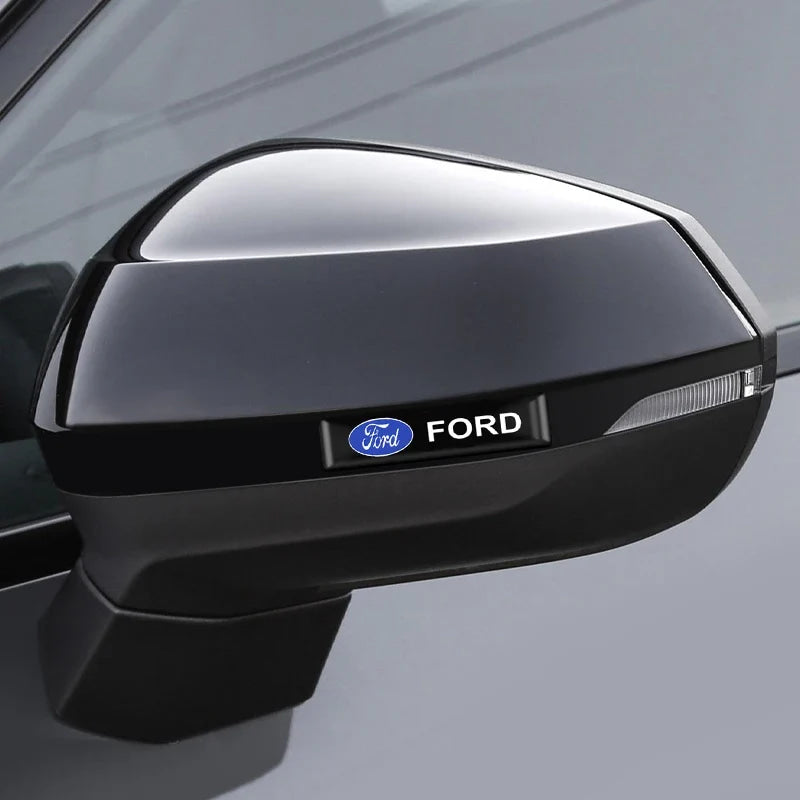 10Pcs 3D Car Styling Epoxy Emblem Badge Stickers Goods Auto Accessories For Ford Focus mk2 mk3 Fiesta Fusion Ranger Mondeo Kuga