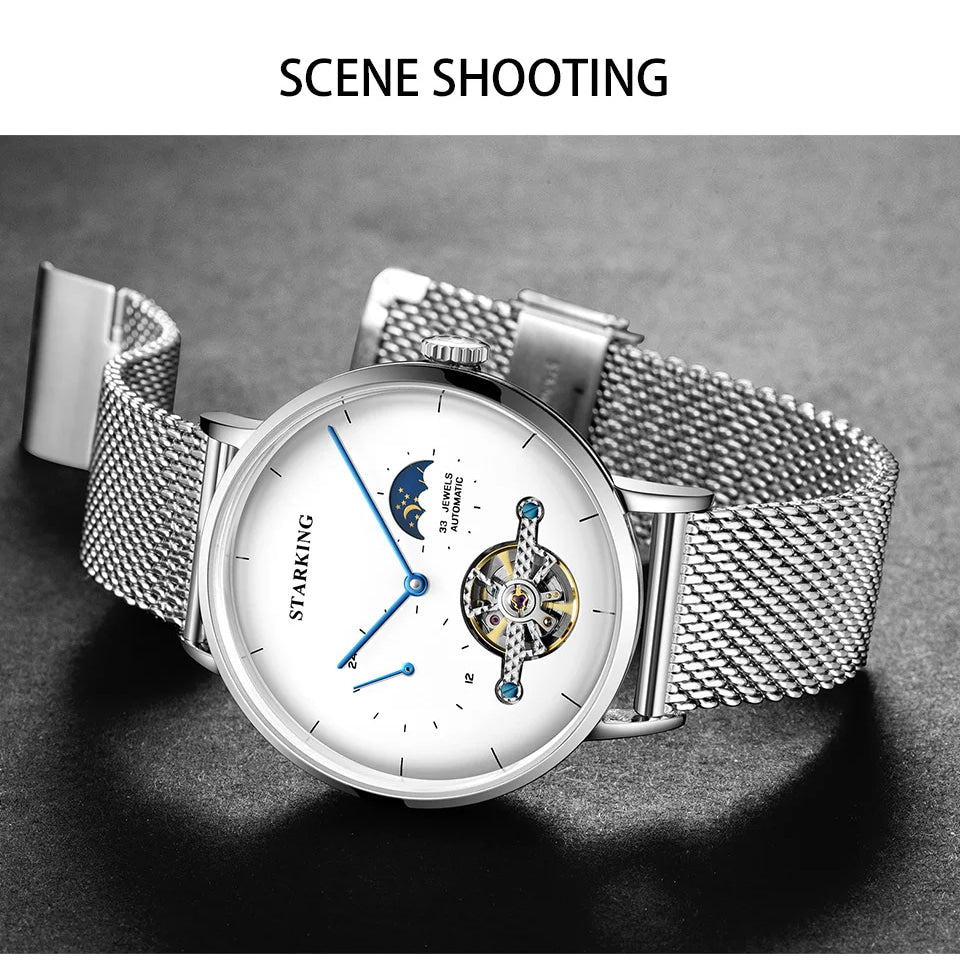 Classic Men's Watches Tourbillon Multi-function Full Automatic Men Watch High end Male Steel Strap Waterproof Wrist watches