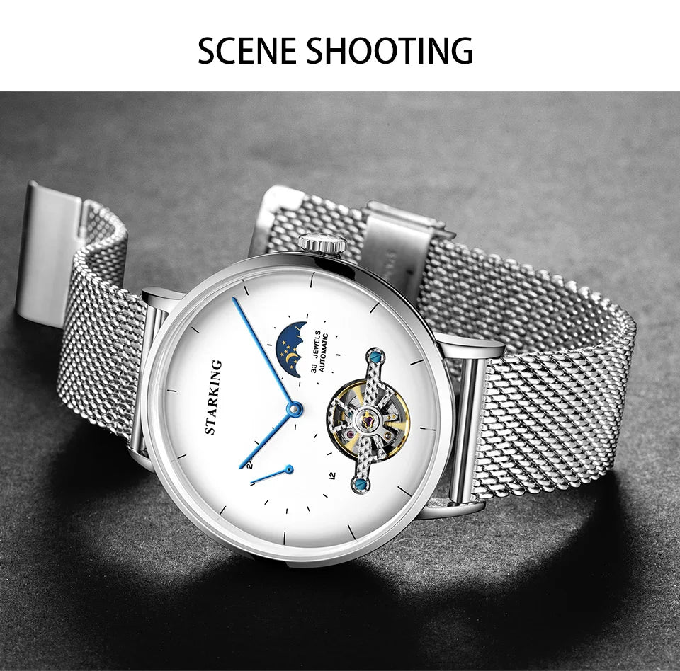 Classic Men's Watches Tourbillon Multi-function Full Automatic Men Watch High end Male Steel Strap Waterproof Wrist watches