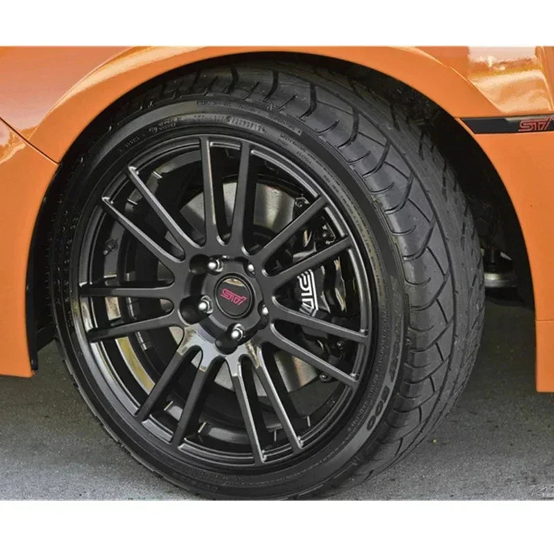 For Subaru ASCENT BRZ FORESTER IMPREZA XV WRC WRX LEGACY OUTBACK STI 4pcs 60mm Car Wheel Center Covers Tire Hub Caps Decoration