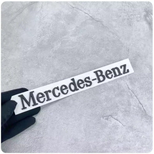 1pcs 3D ABS Car Badge Rear Trunk Body Sticker Emblem Decoration For Mercedes Benz AMG W108 W124 W126 W140 W205 W201