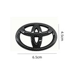 1Pc ABS Steering Wheel Emblem Badge Sticker for Toyota Hilux Prius Avensis Auris Corolla Camry Interior Car Decorate Accessories