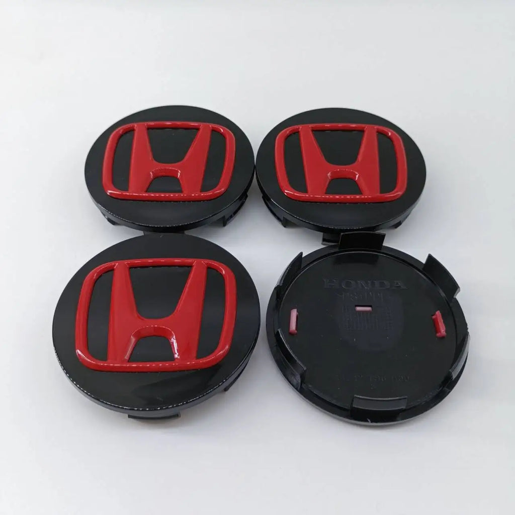4pcs 58mm 59mm 69MM  For Honda Mugen Pilot Type R Type S Insight Car Styling Wheel Center Hub Caps Cover Replacement Accessories