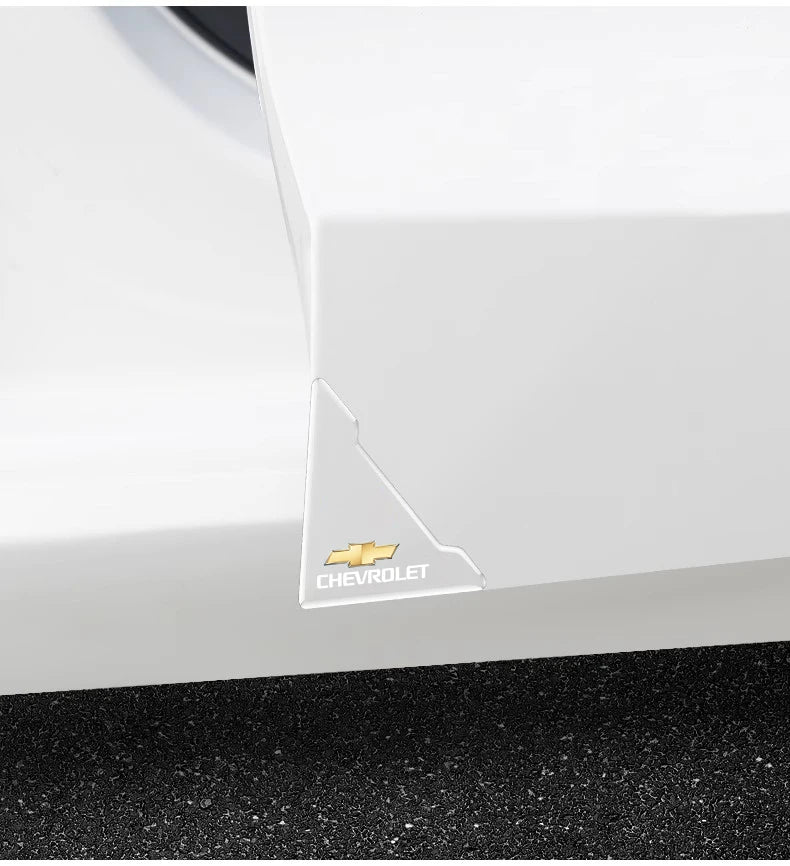 4Pcs Car Door Silicone Buffer Stickers Anticollision Anti Scratch For Chevrolet Spark Captiva Cruze Malibu Equinox Trax Camaro