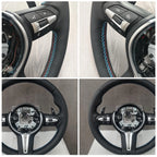 Upgrade M Sport Steering Wheel For BMW F20 F22 F23 F30 F33 F34 F10 F07 F12 X1 F48 X5 F15 X3 F25 F80 E90 E70 E84 M3 M5 Auto Zubehör Full Leather