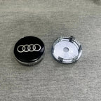 4Pcs 60mm Car Center Wheel Hub Cover Tire Cap For Audi Sline A1 A2 A3 A4 A5 A6 A7 A8 Q1 Q2 Q3 Q4 Q5 Q6 Q7 Q8 TT Auto Accessories