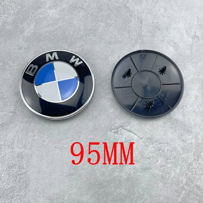 ABS Front Hood Badge For BMW New 7 Series G11 G12 G70 G07, 735Li 740Li 760i, 95MM Car Front Logo Emblem, Auto Replacement Access