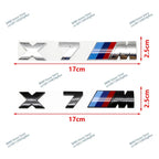3D ABS For BMW M Logo X1 X2 X3 X4 X5 X6 X7 E84 E83 F39 F48 G01 Car Letter Rear Trunk Bumper Emblem Sticker Decal Badge Styling