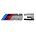 5.5cm for M logo new gray ABS sticker trunk badge for BMW X1M X2M X3M X4M X5M X6M X7M M1M2M3M4M5M6M7M8