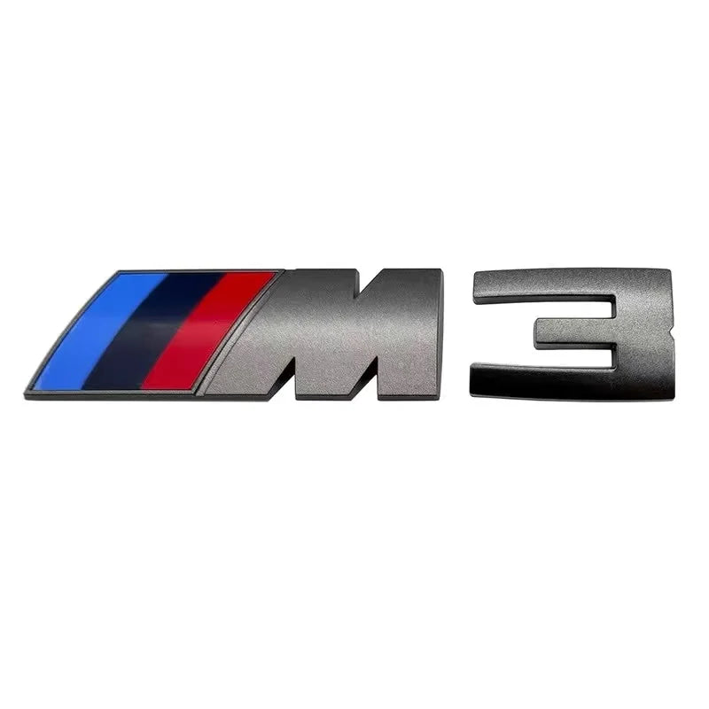 5.5cm for M logo new gray ABS sticker trunk badge for BMW X1M X2M X3M X4M X5M X6M X7M M1M2M3M4M5M6M7M8