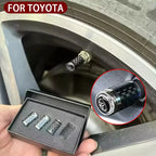 New Car Styling Wheel Tire Valve Stem Caps Cover Auto Parts For Toyota RAV4 Corolla Camry Frontier Supra C-HR Hilux Tacoma Prado