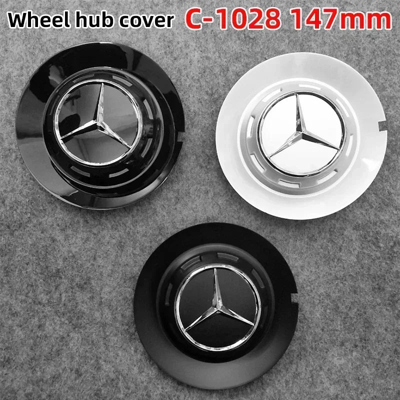 4PCS 147mm C-1028 17028 Car Styling Wheel Center Cap Hub Covers Badge Car Accessories For Mercedes Benz AMG G350 G500 G63 G65