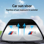 Thicken Strong UV Resistance Car Sun Visor Sunshade Front Glass Sunscreen For BMW M M3 M5 X1 X3 X5 X6 E46 E39 E36 E60 Accessory