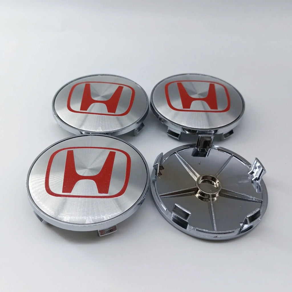 4pcs65mm 68mm For H Honda Mugen Pilot TypeR TypeS Insight CarStyling Wheel Center Hub Caps Cover Replacement Accessoriesstickers
