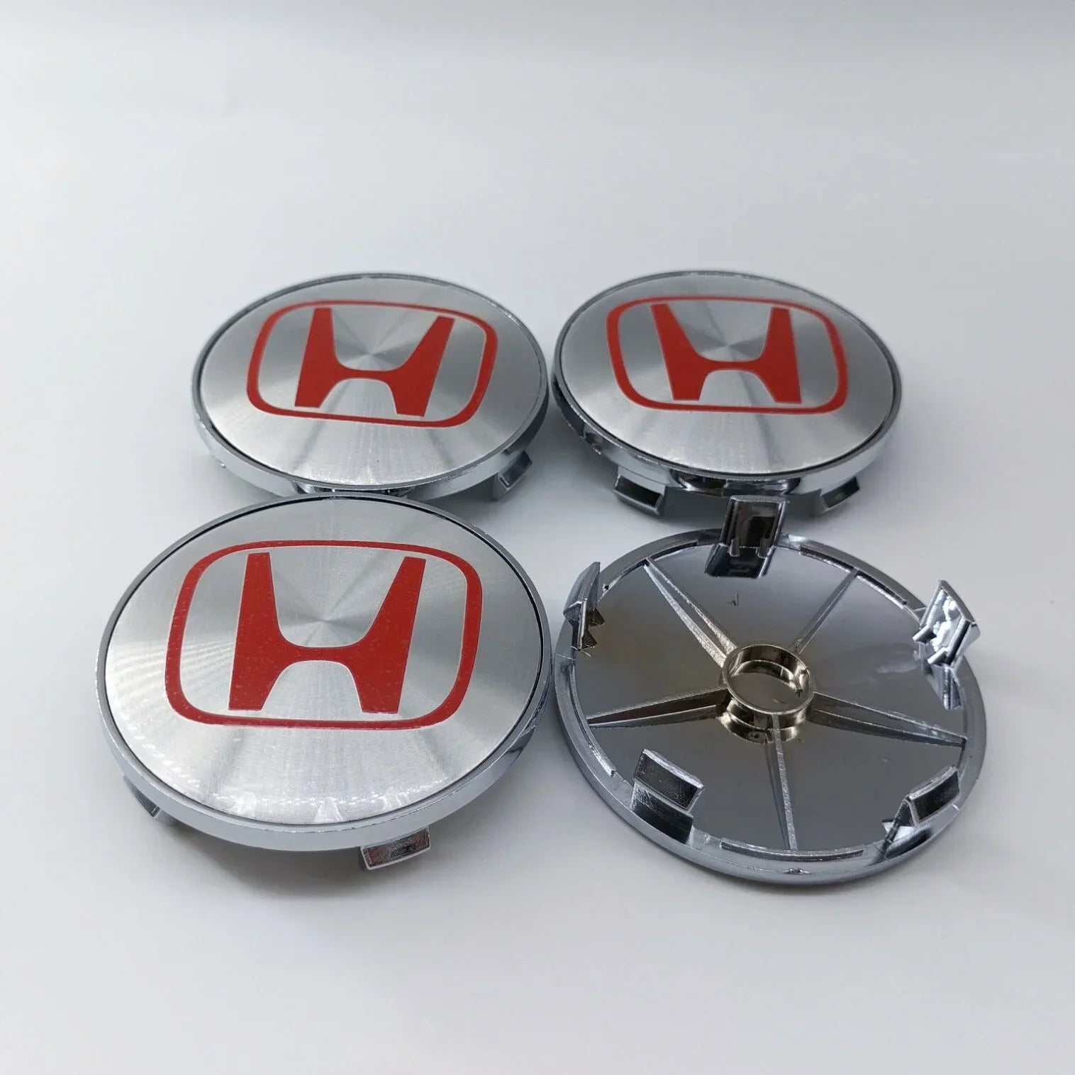 4pcs65mm 68mm For H Honda Mugen Pilot TypeR TypeS Insight CarStyling Wheel Center Hub Caps Cover Replacement Accessoriesstickers