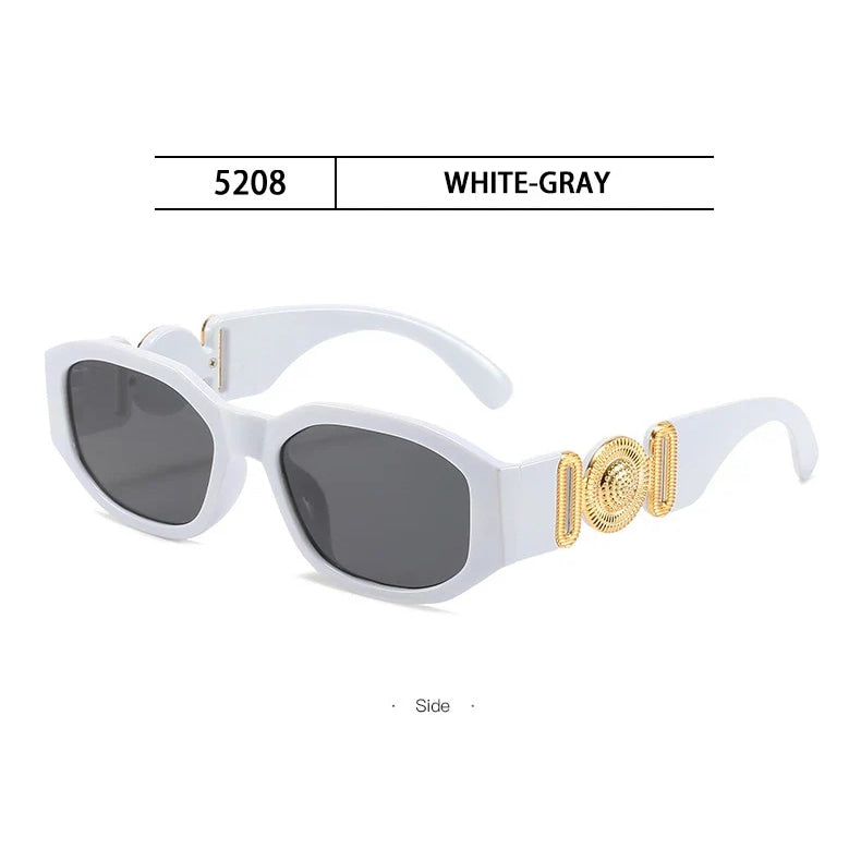 Vintage Square Luxury Small Frame Sunglasses Men Women Rectangle Brand Design Fashion Square Sun Glasses Shades Vintage Glasses