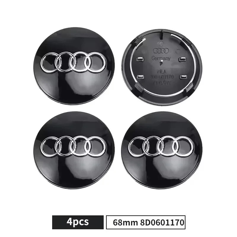 Modification Car Part Wheel Center Hup Caps Cover for Audi A6 S3 S4 Q3 Q5 Q5L A4 A6L A7 A8 A3 A5  Raplace Accessories