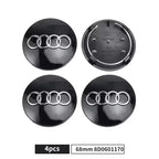 Modification Car Part Wheel Center Hup Caps Cover for Audi A6 S3 S4 Q3 Q5 Q5L A4 A6L A7 A8 A3 A5  Raplace Accessories