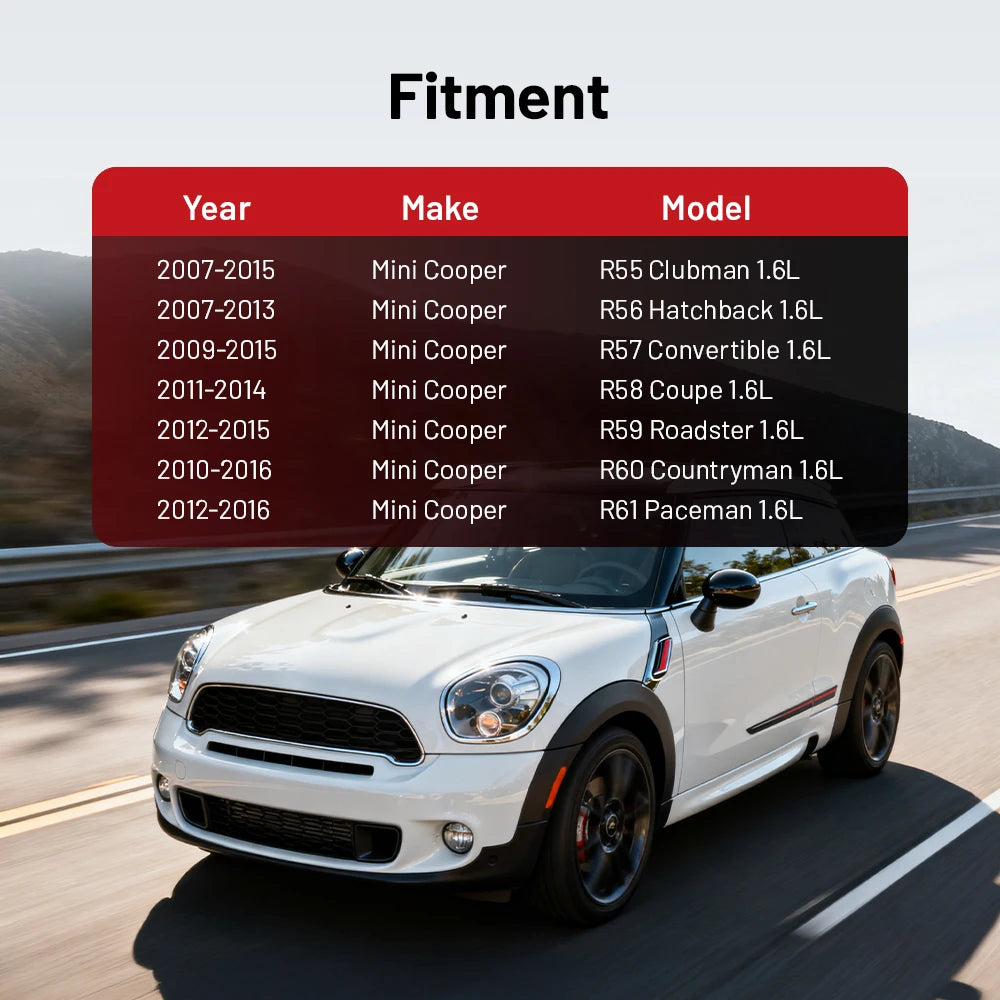 Racing Car 2.5" Catless Downpipe For Mini Cooper R55 Clubman R56/R57/R58/R59 R60 Countryman R61 1.6L 07-16