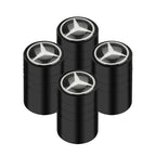 Car Tire Valve caps Emblem metal sticker For Mercedes Benz W203 W204 W168 GLC GLE CLA accessories Interior Mouldings YZQMM-BENC