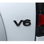 For Toyota Land Cruiser 200 Prado 120 150 Car Logo Displacement V8/TX/TXL/5.7/V6/Black Letter Sticker Car Decoration Accessories