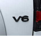 For Toyota Land Cruiser 200 Prado 120 150 Car Logo Displacement V8/TX/TXL/5.7/V6/Black Letter Sticker Car Decoration Accessories