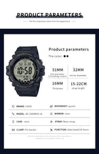 Casio Men's Large Dial Multi-Function Electronic Watch Simple Clear Display AE-1500WHX-1A/3A