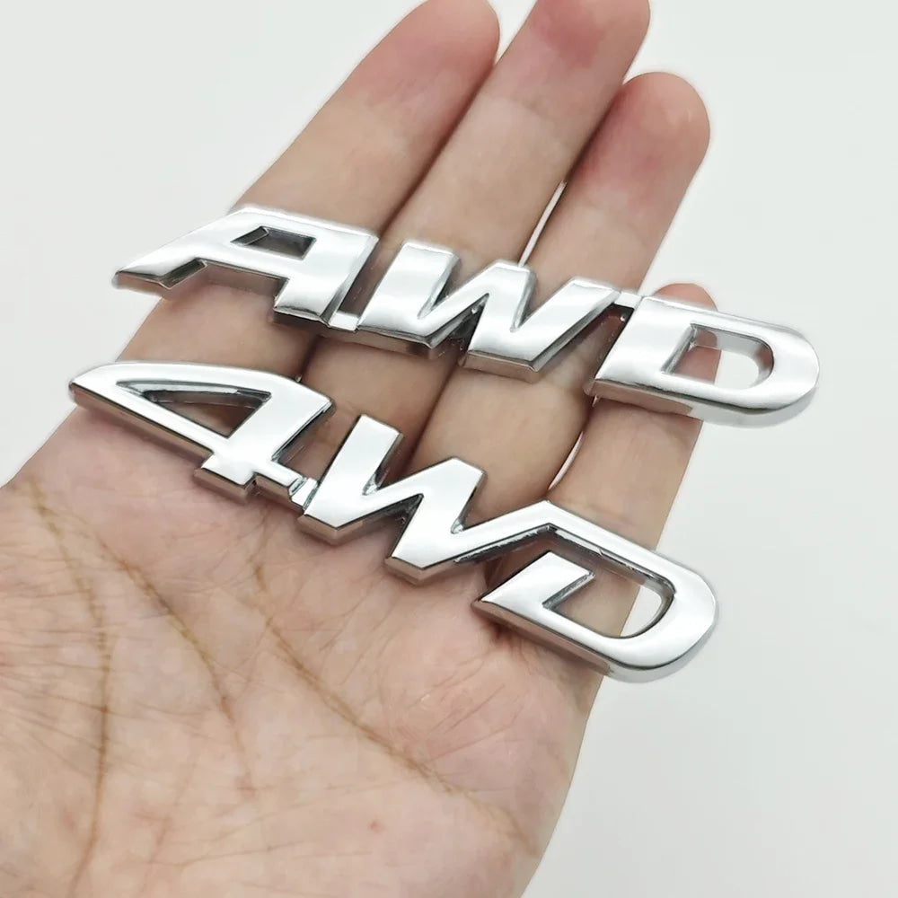 3D Metal Car Sticker HYBRID SYNERGY DRIVE V8 LIMITED AWD 4WD Logo Badge Fender Trunk Emblem For Toyota RAV4 Camry RS Accessories