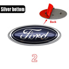 For Focus Ranger Mustang Kuga Mondeo Fiesta Explorer Transit Accessories Ford ABS 14.5cm Car Front Hood Emblem ABS Badge Cover