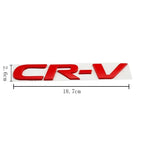 18.7cm Metal Car Stickers Side Fender Badge Styling for Honda CR-V Logo 2023 2017 2011 Rear Tailgate Emblem Decals Accessories
