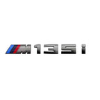 5.5cm for M logo new gray ABS sticker trunk badge for BMW M330i M340i M430i M440i M530i M540i M550i decoration accessories.