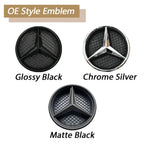 1pcs For Mercedes Benz B/C/E/S W176 W246 W205 W212 W207 W217  W166 X166 X156 X204 Front Grille Emblem Star Badge