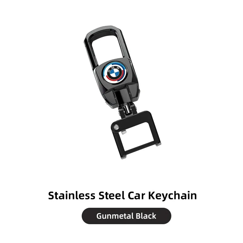 Car Metal Keychain Emblem Keyring Pendant Auto Accessories For BMW E90 G80 M3 G30 M5 F82 F83 F20 F21 G42 F95 F96 G06 G07 M2 M4