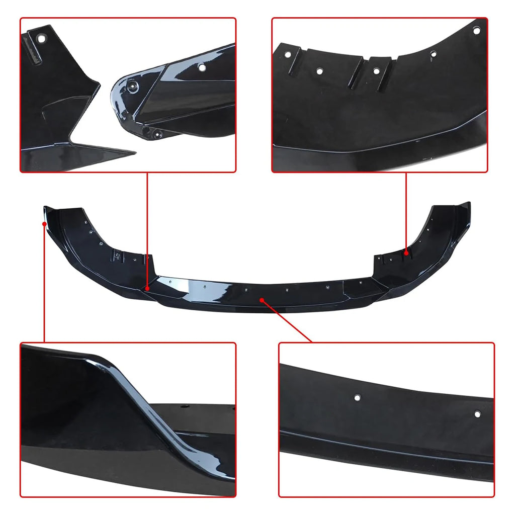 For BMW 2 Series G42 220d 218i 220i 230i M240i xDrive Coupe M Sport 2022-2025 Front Bumper Lip Splitter Spoiler Car Bodykit