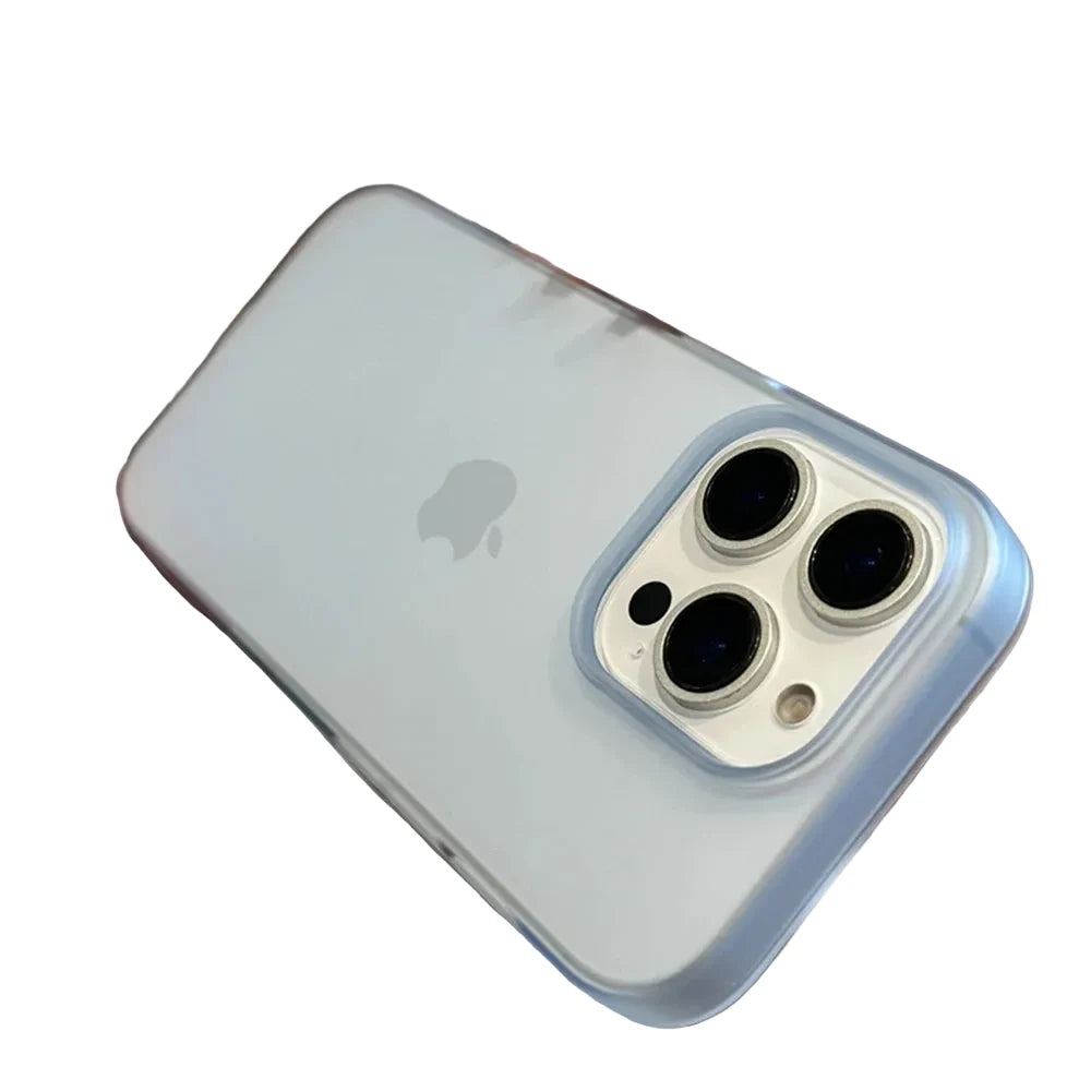 Soft Matte Candy Transparent Phone Case For iPhone 16 15 14 Pro Max Plus 13 12 11 XR XS XsMax 8 Shockproof Silicone Bumper Cover