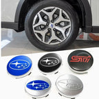 For Subaru ASCENT BRZ FORESTER IMPREZA XV WRC WRX LEGACY OUTBACK STI 4pcs 60mm Car Wheel Center Covers Tire Hub Caps Decoration