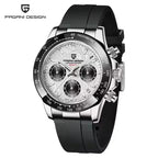 40mm New V2 PAGANI DESIGN Classic fashion Men Quartz Watches Sapphire Retro Chronograph Stainless Steel Waterproof Watch for Men