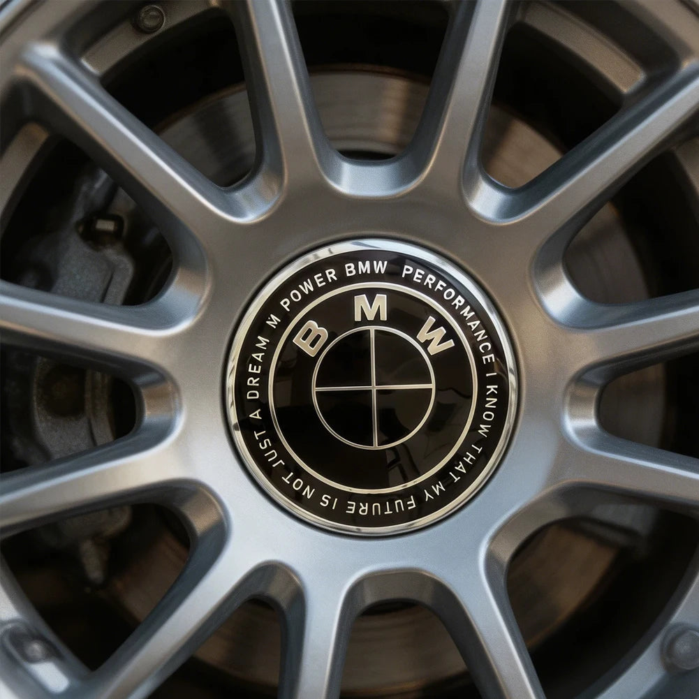 4Pcs 56mm Wheel Center Caps Emblem Badge Sticker Accessories For BMW G80 G06 G07 G42 G14 G15 G16 F82 F20 F21 F83 M2 M3 M4 M5 M8