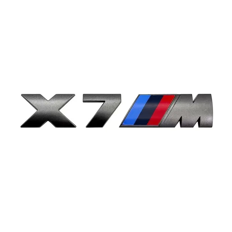 5.5cm for M logo new gray ABS sticker trunk badge for BMW X1M X2M X3M X4M X5M X6M X7M M1M2M3M4M5M6M7M8