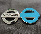 3D ABS New Emblem Car Front Rear Logo for Nissan Tiida Sentra Teana X Trail T30 T32 Almera Kicks Micra Qashqai J10 J11 Leaf Juke
