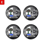 56mm 60mm 65mm 75mm Car Wheel Center Hub Caps Cover Rim Exterior Sticker For Mercedes Benz A B C E Class GLC GLK GLE GLA CLA GLB